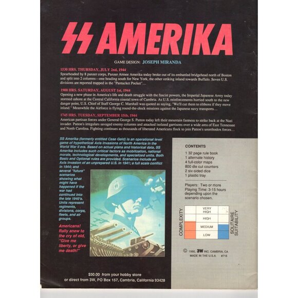 Strategy & Tactics Number 137 Tactical Combat 1200 BC-1500 AD w/ Complete  Game - Picture 2 of 3